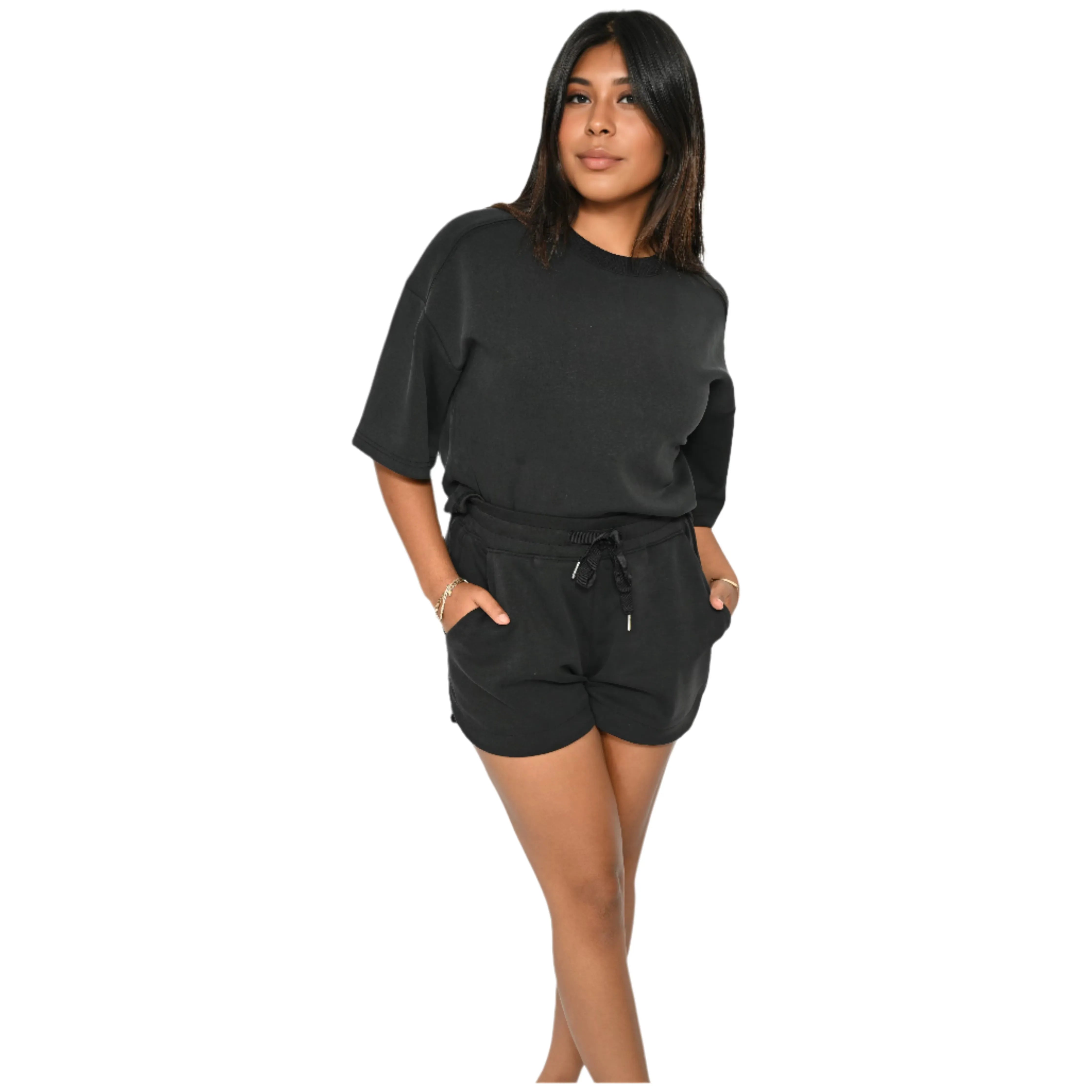 Black Everyday Short Sleeve Top
