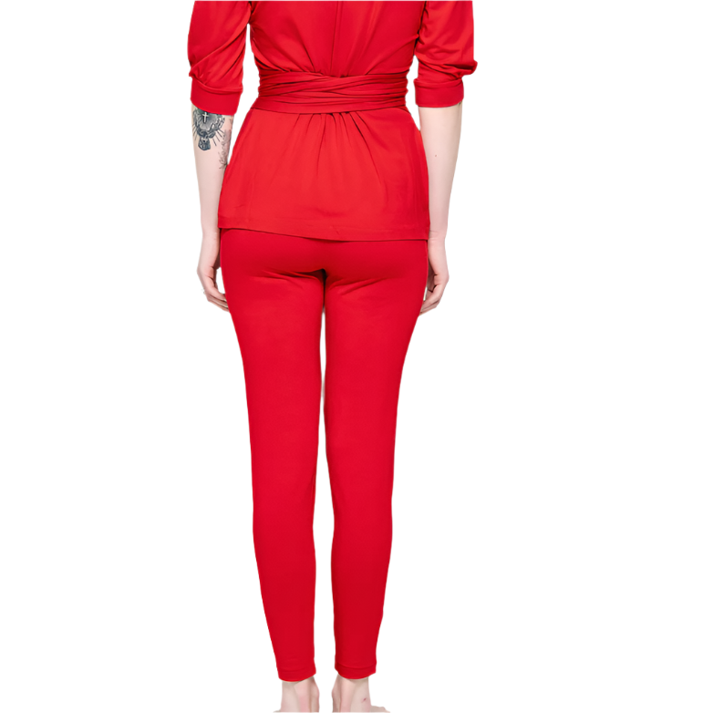 Slim Fit Lounge Pants Red