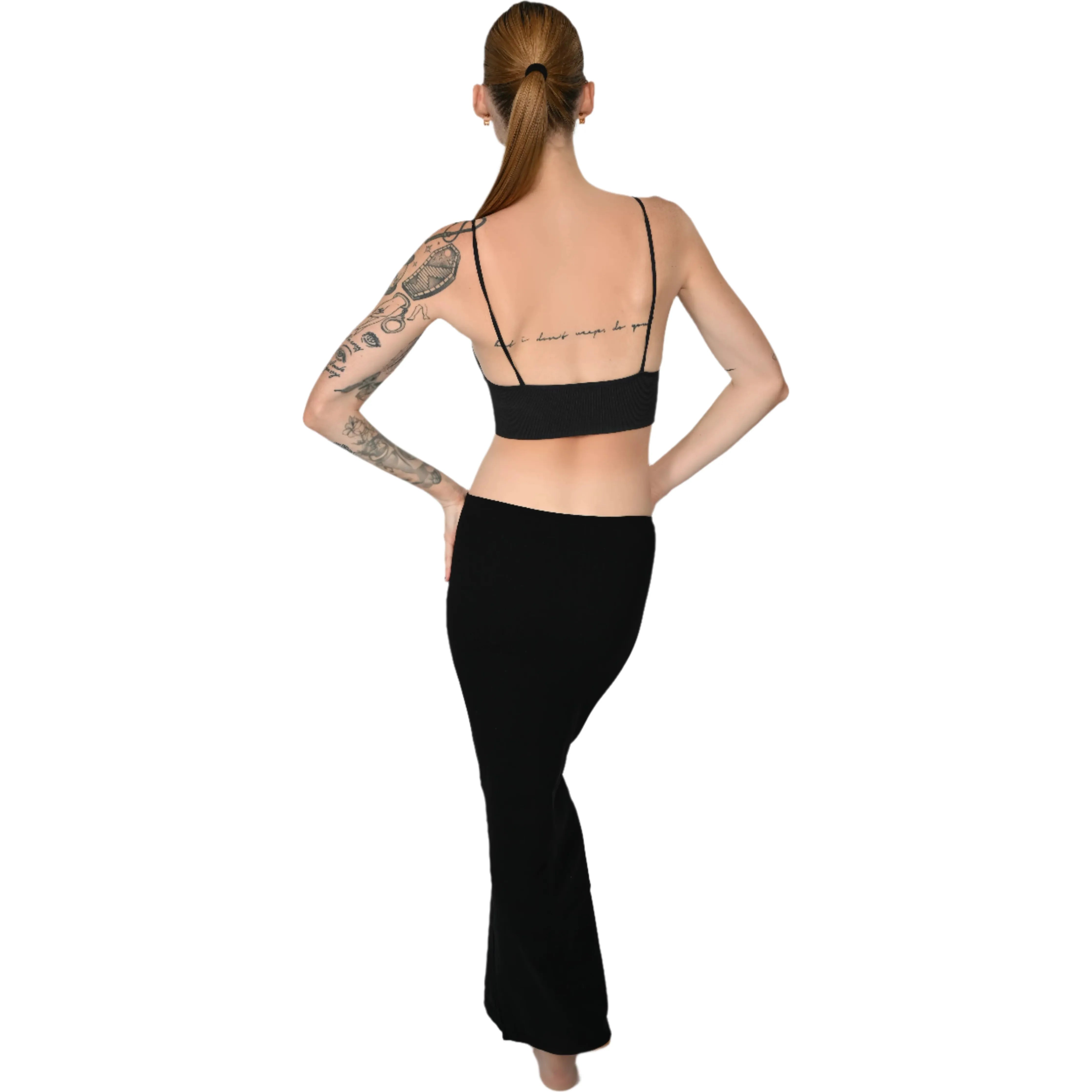 Black V-Neck Lounge Bralette