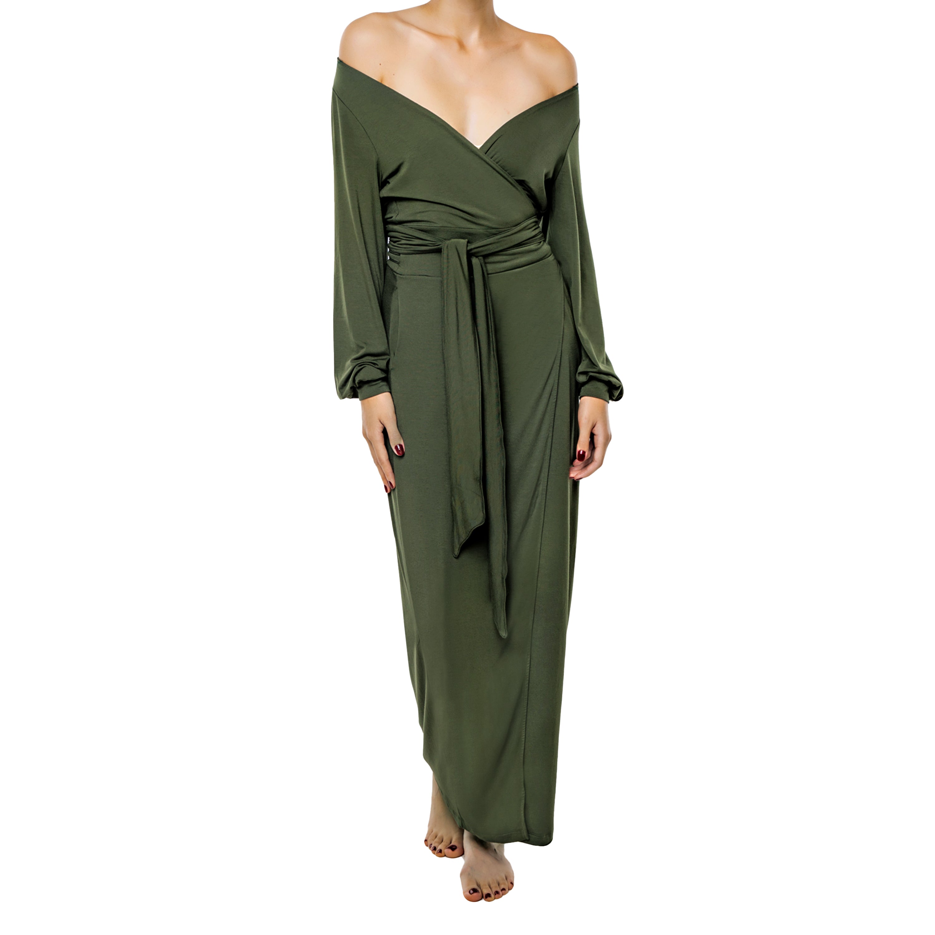 Wrap Robe Dress