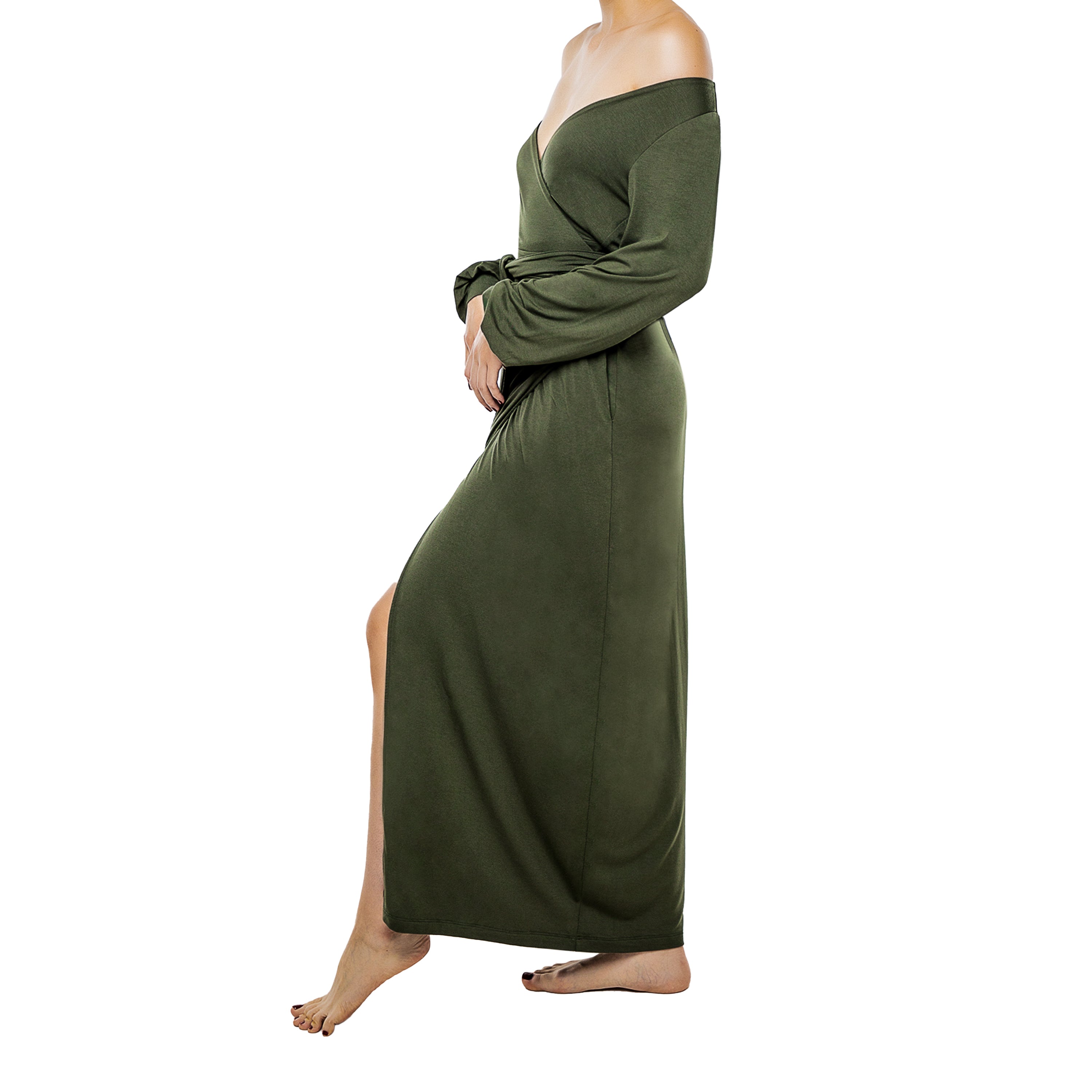 Wrap Robe Dress