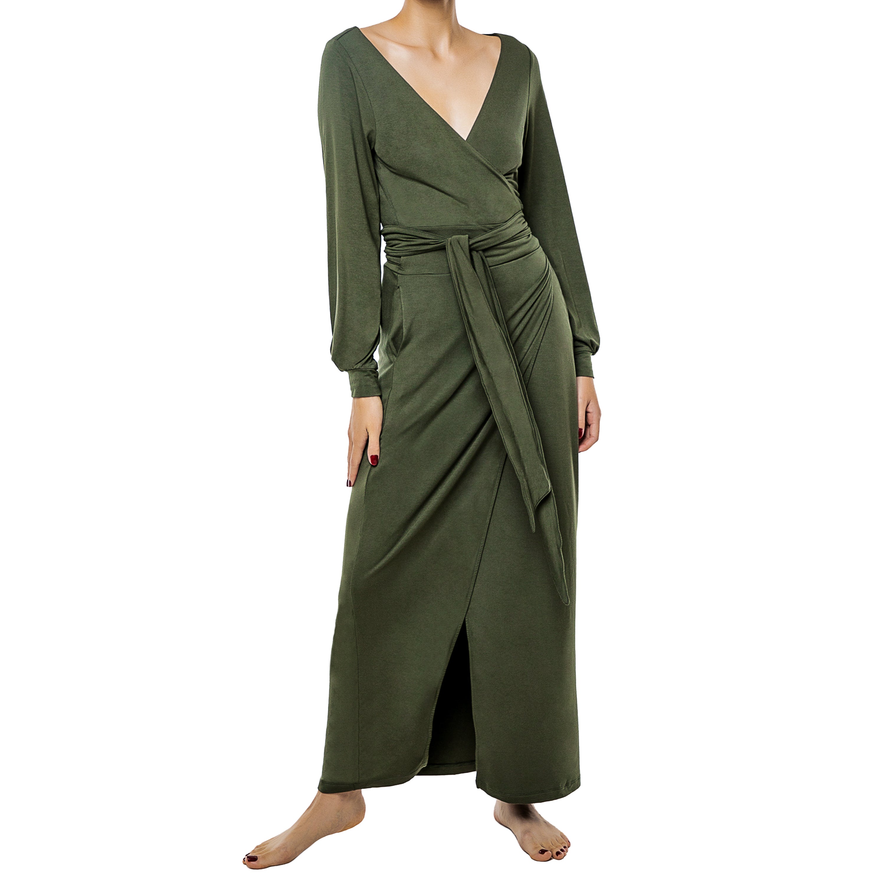 Wrap Robe Dress