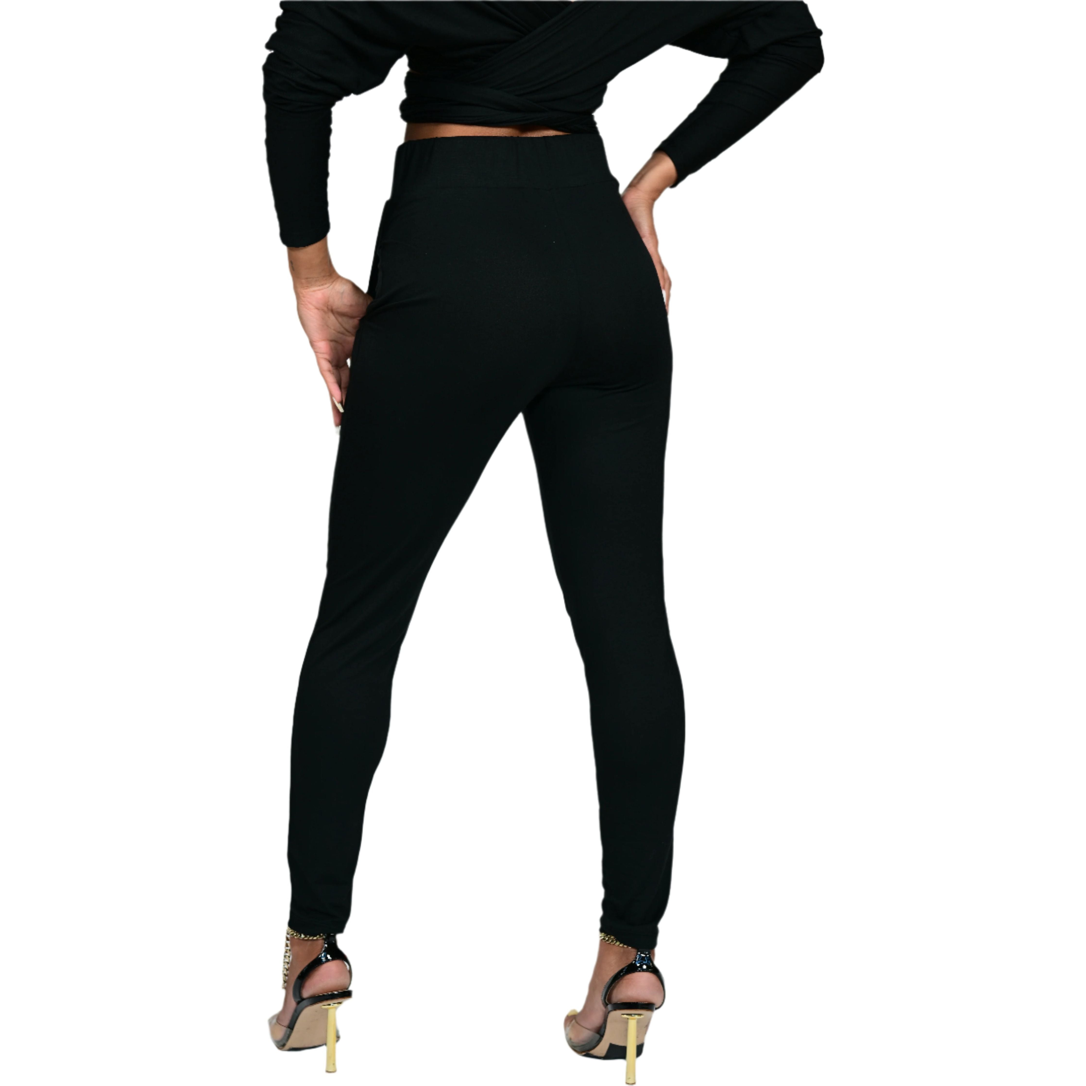 Slim Fit Lounge Pants Black